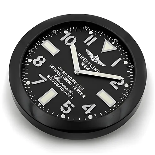 Breitling Wall Clock | All Black Style - Image 3