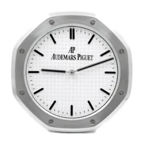 Royal Oak Silver & White Wall Clock