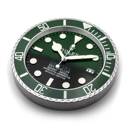 Deepsea Wall Clock | Green Sea-Dweller - immagine 4