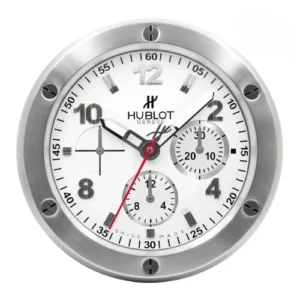 Big Bang Wall Clock | Silver & White