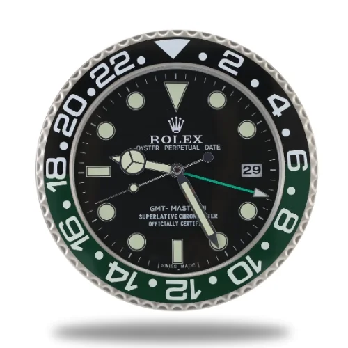 GMT Master II Wall clock | Black & Green style - Image 3
