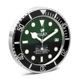 Deepsea Wall Clock | Green & Black Sea-Dweller
