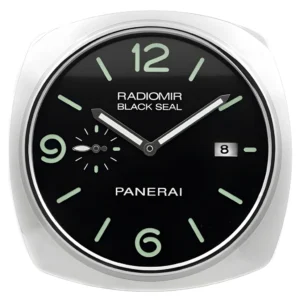 Panerai Radiomir Wall Clock | Silver And Green