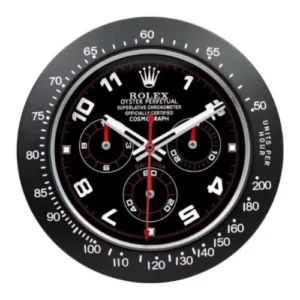Daytona Cosmograph Wall Clock | All Black Digital Dial