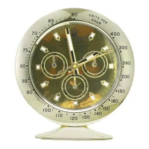 Daytona Desk Clock | All Gold Style