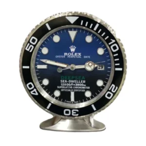 Deepsea Desk Clock | Black And Blue Style
