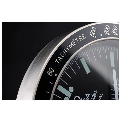 Speedmaster Wall clock | 40th Anniversary Silver - Image 3