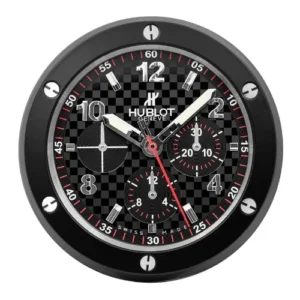 Big Bang Wall Clock | Carbon Fibre Chronograph Dial All Black