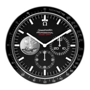Speedmaster Wall clock | 40th Anniversary Silver