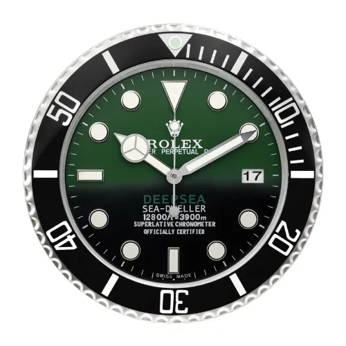 Deepsea Wall Clock | Green & Black Sea-Dweller - immagine 3