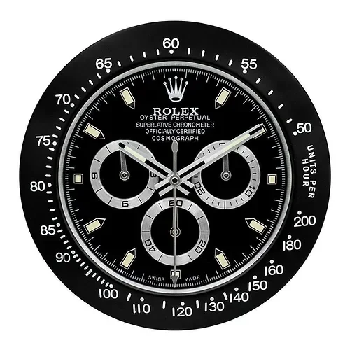 Daytona Cosmograph Wall Clock | All Black - Image 2