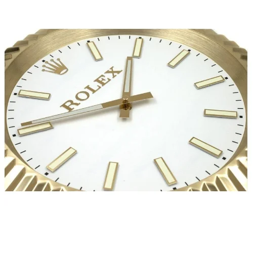 Presidential Date-Just Wall Clock | Golden Style Luminous Dial - Image 4