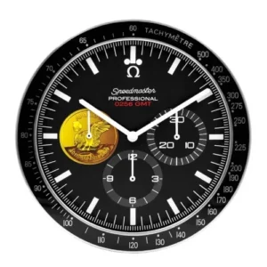 Speedmaster Wall clock | 40th Anniversary Gold