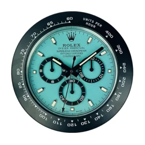 Daytona Cosmograph Wall Clock | Tiffany Style Black