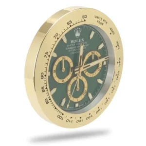 Daytona Wall Clock Cosmograph | Gold & Green