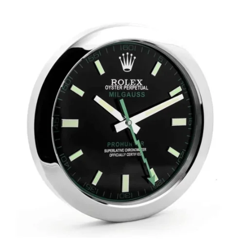Milgauss Wall Clock | Black & Green