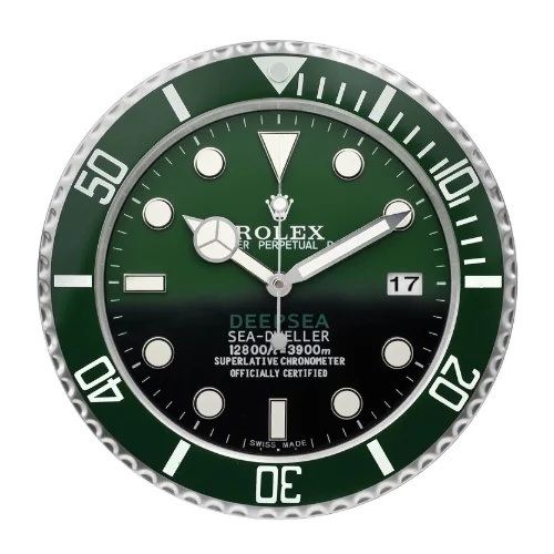 Deepsea Wall Clock | Green Sea-Dweller - immagine 3