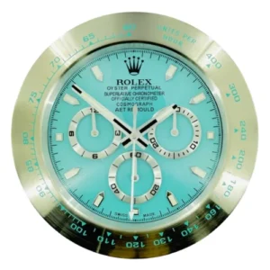 Daytona Cosmograph Wall Clock | Tiffany Silver Style