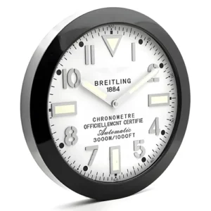 Breitling Wall Clock | Black And White Style